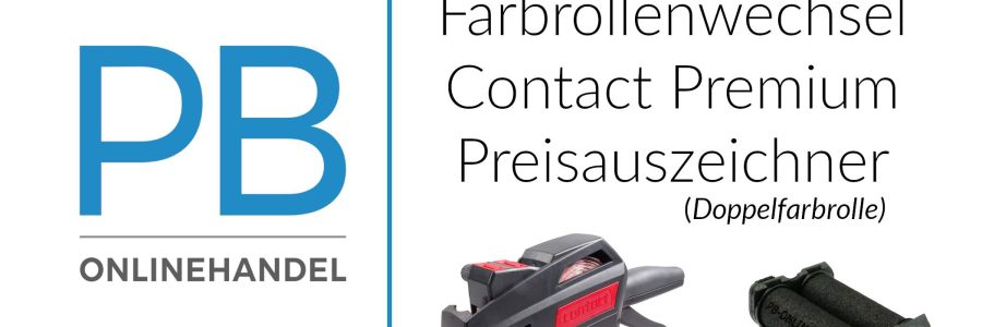 Farbrollenwechsel bei CONTACT PREMIUM mit Doppelfarbrolle