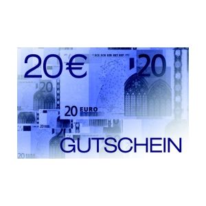 Geldgutscheine 85x55mm  20 €  Euro